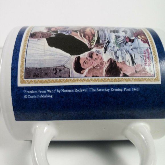 Norman Rockwell Coffee Mugs Collectible Prints The Saturday Evening Post - Picture 6 of 15